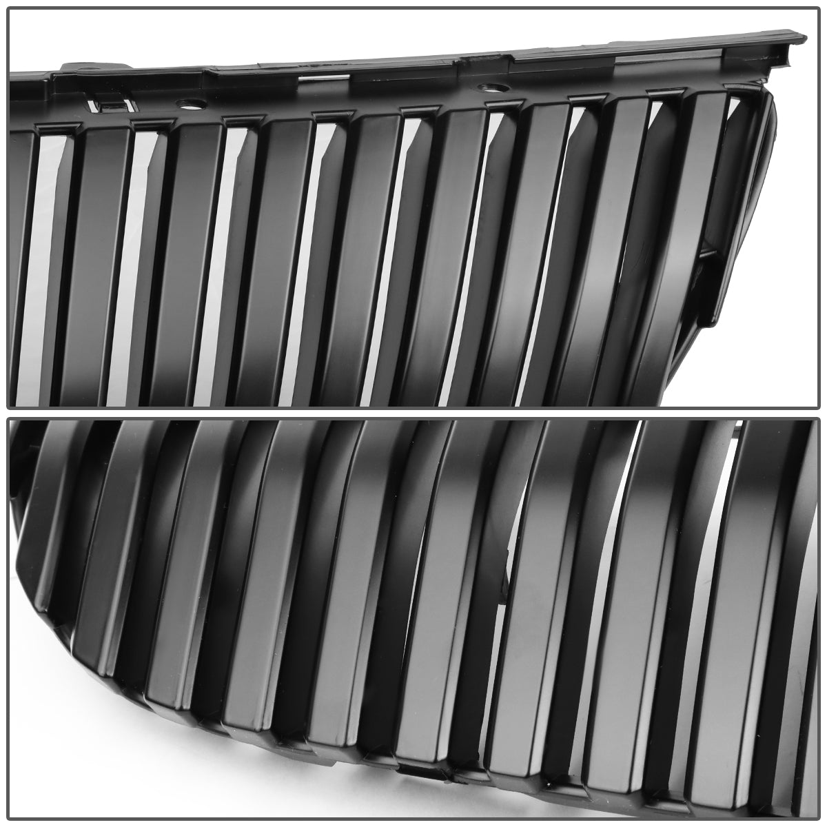 PARRILLA GRILLE - 06-11 LEXUS GS300 , GS350 , GS450 , 450H , GS460 - VERTICAL FENCE STYLE - ABS - BLACK