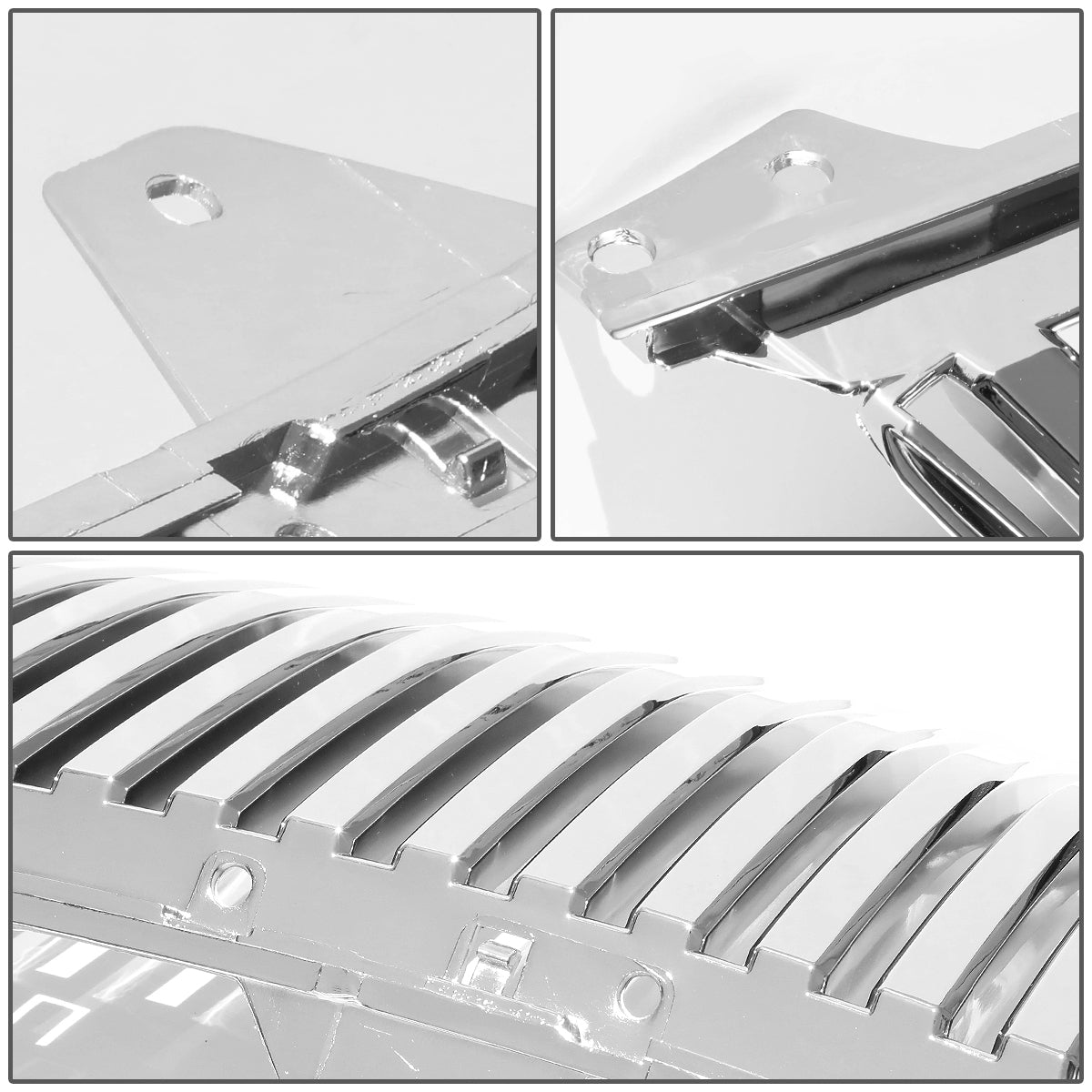 PARRILLA GRILLE - 06-11 LEXUS GS300 , GS350 , GS450 , 450H , GS460 - VERTICAL FENCE STYLE - ABS - CHROME