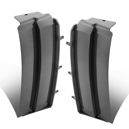 PARRILLA GRILLE - 03-12 RANGE ROVER - SIDE VENT - BOLT ON - FITS L322 MODELS ONLY - GRAY / SILVER