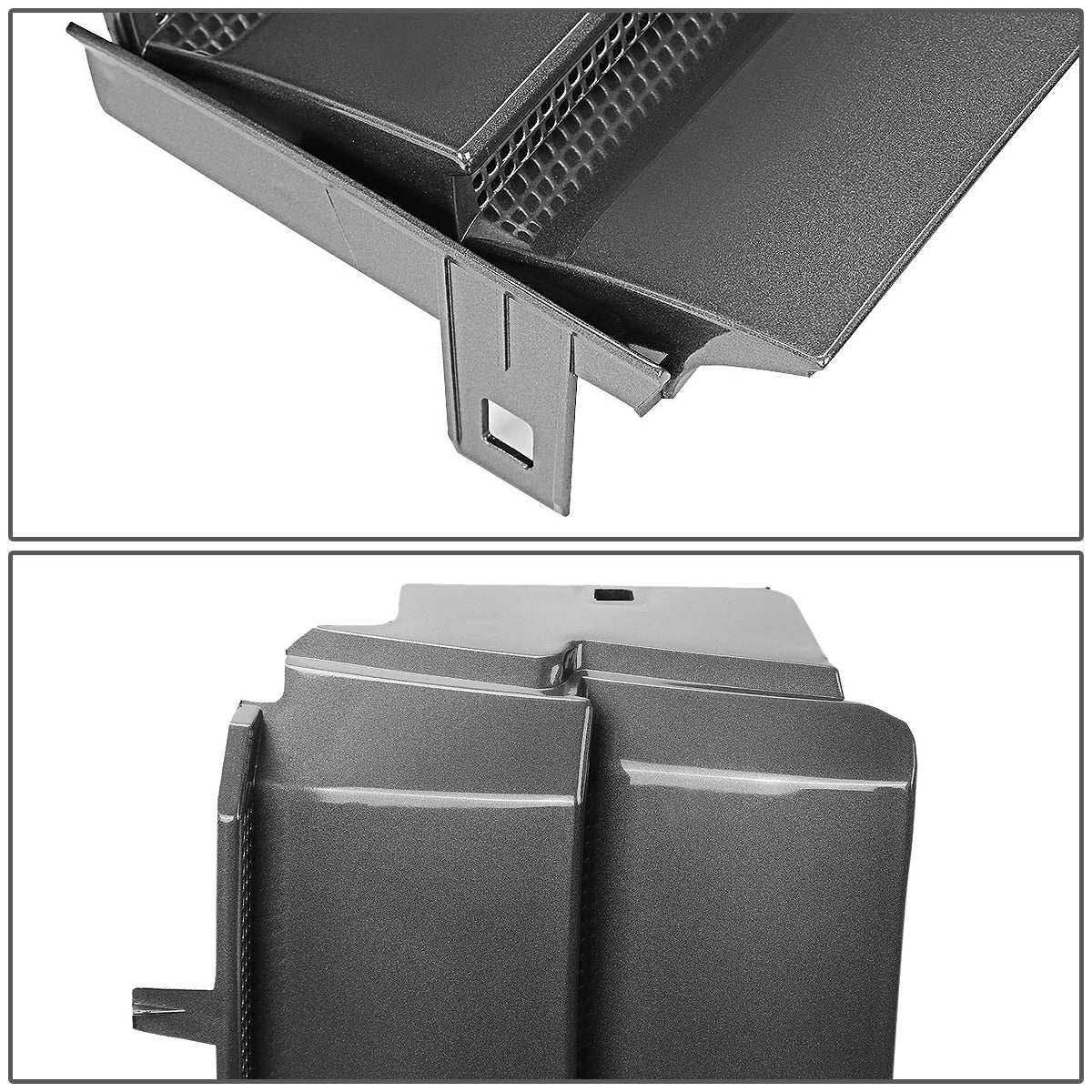 PARRILLA GRILLE - 03-12 RANGE ROVER - SIDE VENT - BOLT ON - FITS L322 MODELS ONLY - GRAY / SILVER