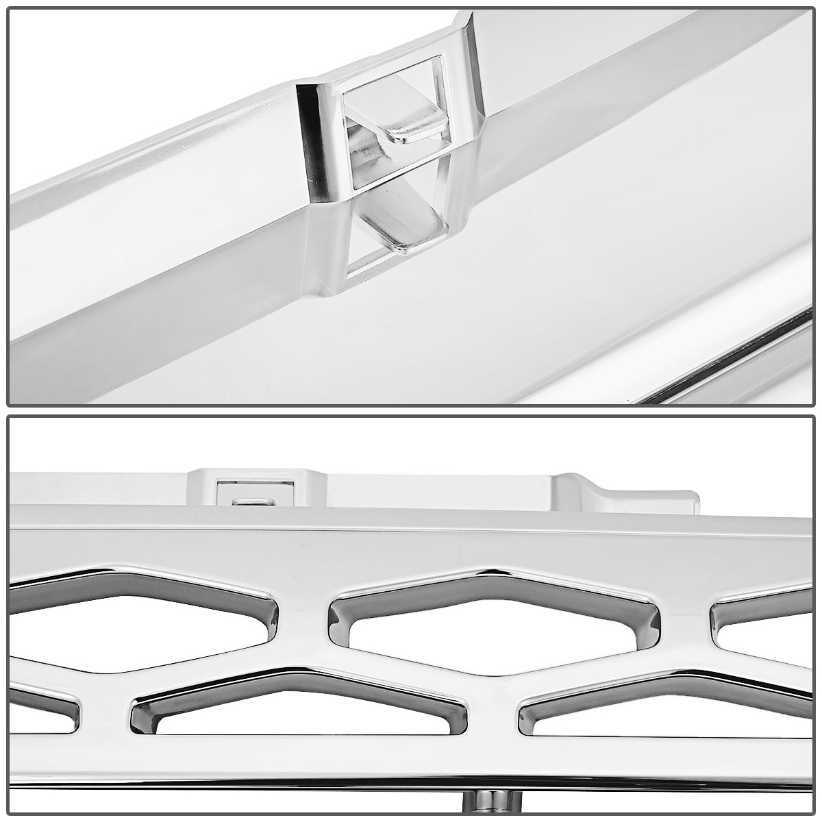 PARRILLA GRILLE - 10-13 LAND ROVER LR4 -DIAMOND MESH STYLE - FRONT UPPER - ABS - CHROME