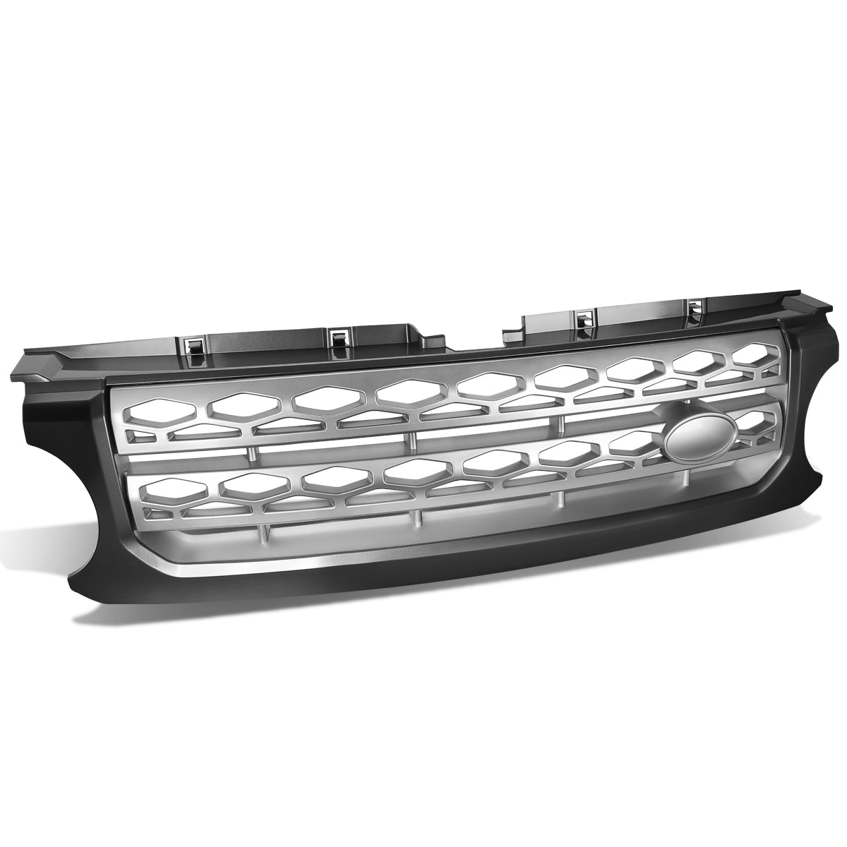 PARRILLA GRILLE - 10-16 LAND ROVER LR4 - DIAMOND MESH STYLE - FRONT UPPER - ABS - GRAY / SILVER