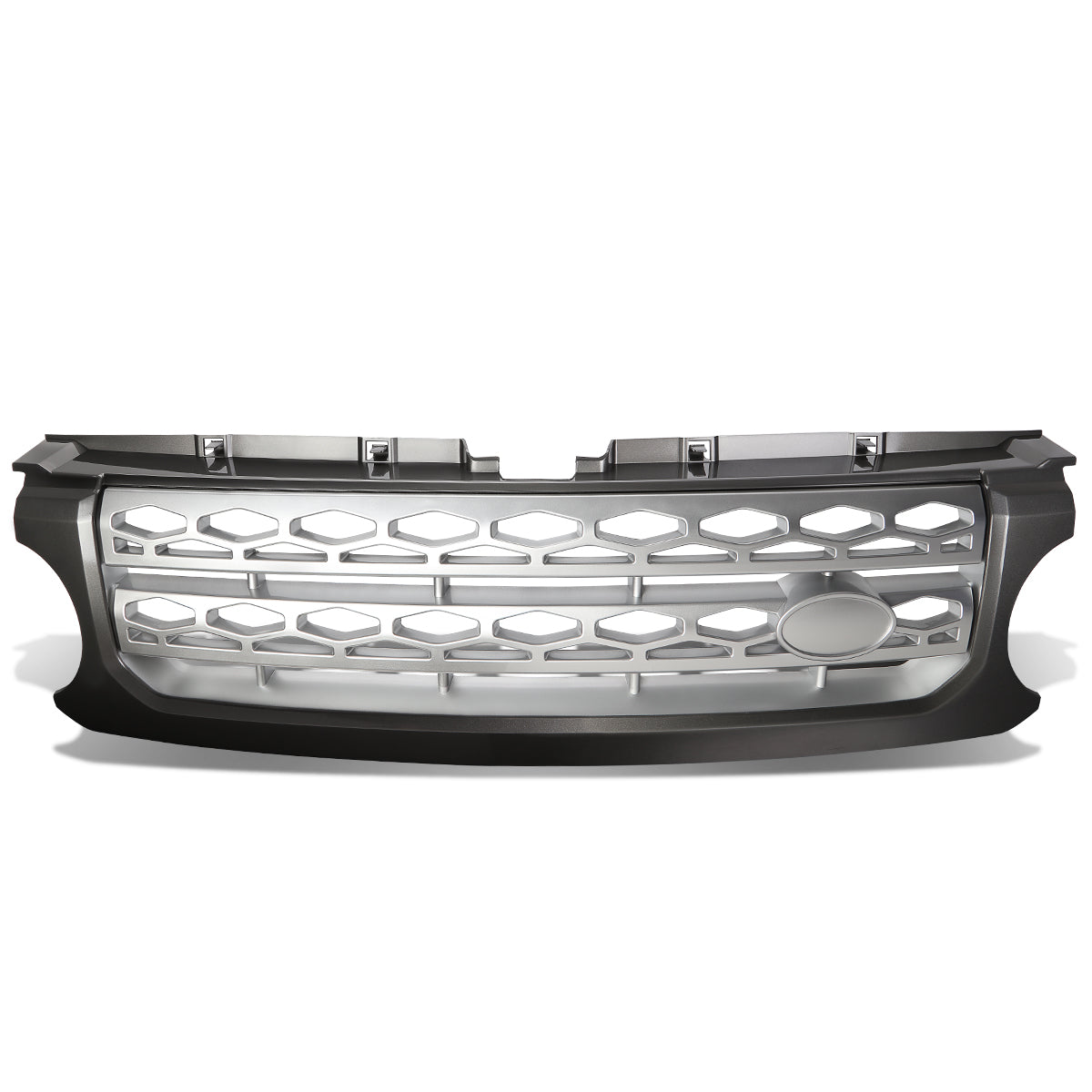 PARRILLA GRILLE - 10-16 LAND ROVER LR4 - DIAMOND MESH STYLE - FRONT UPPER - ABS - GRAY / SILVER