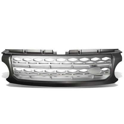 PARRILLA GRILLE - 10-16 LAND ROVER LR4 - DIAMOND MESH STYLE - FRONT UPPER - ABS - GRAY / SILVER