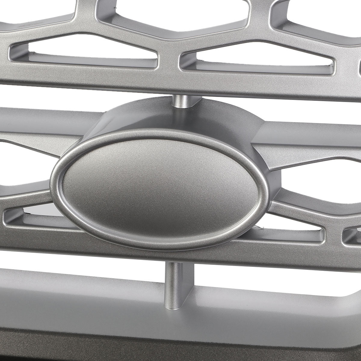 PARRILLA GRILLE - 10-16 LAND ROVER LR4 - DIAMOND MESH STYLE - FRONT UPPER - ABS - GRAY / SILVER