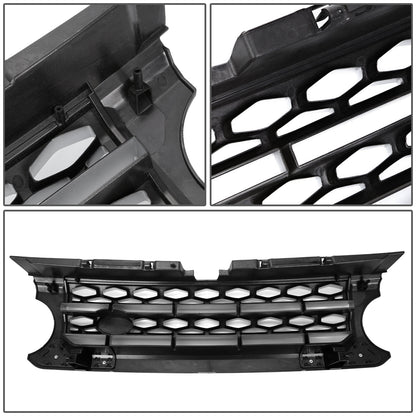 PARRILLA GRILLE - 10-16 LAND ROVER LR4 - DIAMOND MESH STYLE - FRONT UPPER - ABS - GRAY / SILVER
