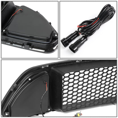 PARRILLA GRILLE - 15-17 FORD MUSTANG - BADGELESS HONEYCOMB MESH - BLACK