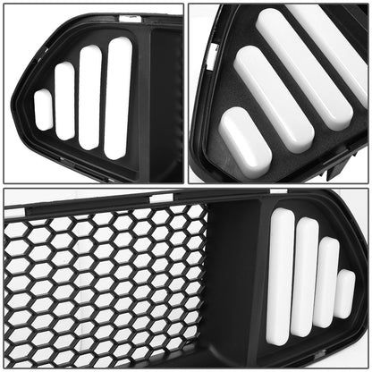 PARRILLA GRILLE - 15-17 FORD MUSTANG - BADGELESS HONEYCOMB MESH - BLACK