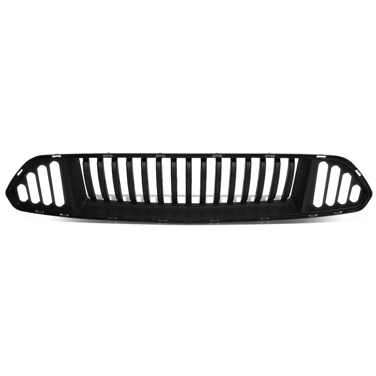 PARRILLA GRILLE - 15-17 FORD MUSTANG - BADGELESS VERTICAL STYLE - W/ LED LIGHT - BLACK