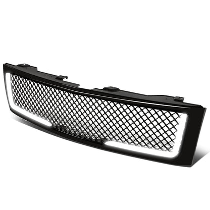 PARRILLA GRILLE - 07-13 CHEVY SILVERADO 1500 - DIAMOND MESH STYLE - W/ LED DRL LIGHT - BLACK