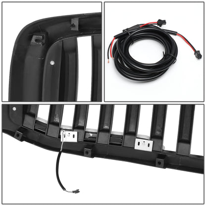PARRILLA GRILLE - 06-08 DODGE RAM 1500 / 06-09 DODGE RAM 2500, 3500 - VERTICAL FENCE STYLE - W/ LED DRL LIGHT - LED'S REQUIRE WIRING INTO EXISTING LIGHTING - BLACK
