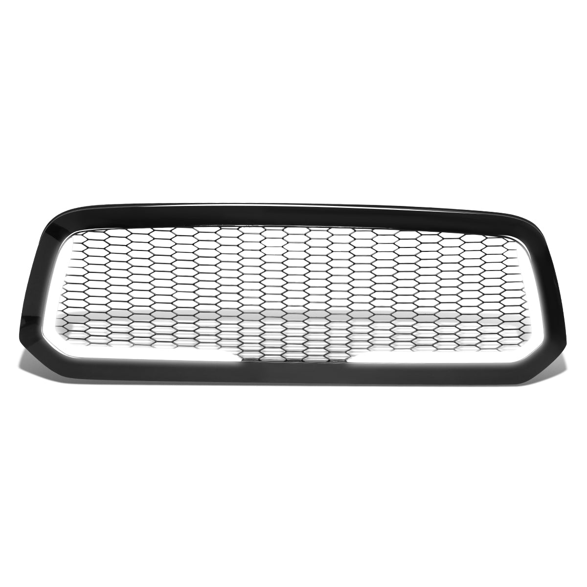 PARRILLA GRILLE - 13-18 DODGE RAM 1500 / 2018 DODGE RAM 1500 CLASSIC - DOES NOT FIT REBEL MODEL - HONEYCOMB MESH - W/ LED DRL LIGHT - LED'S REQUIRE WIRING INTO EXISTING LIGHTING - BLACK