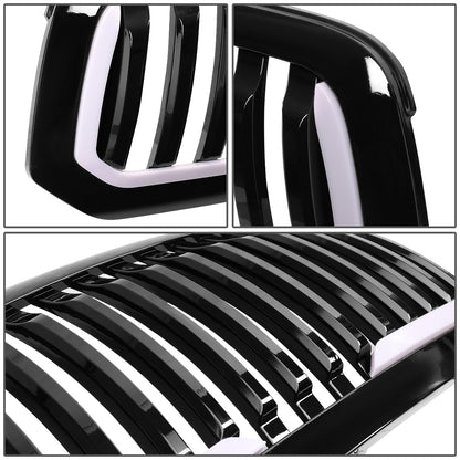 PARRILLA GRILLE - 13-18 DODGE RAM 1500 / 2018 DODGE RAM 1500 CLASSIC - DOES NOT FIT REBEL MODEL - VERTICAL FENCE STYLE - W/ LED DRL LIGHT - LED'S REQUIRE WIRING INTO EXISTING LIGHTING - BLACK