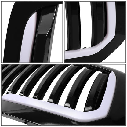 PARRILLA GRILLE - 13-18 DODGE RAM 1500 / 2018 DODGE RAM 1500 CLASSIC - DOES NOT FIT REBEL MODEL - VERTICAL FENCE STYLE - W/ LED DRL LIGHT - LED'S REQUIRE WIRING INTO EXISTING LIGHTING - BLACK