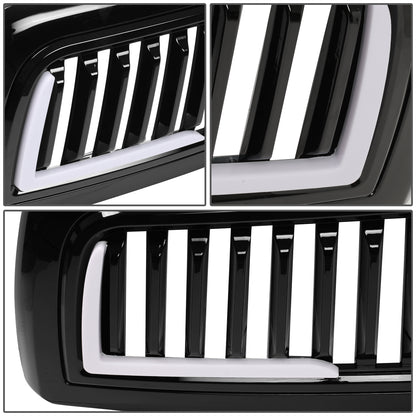 PARRILLA GRILLE - 10-18 DODGE RAM 2500, 3500 - VERTICAL FENCE STYLE - W/ LED DRL LIGHT - LED'S REQUIRE WIRING INTO EXISTING LIGHTING - BLACK