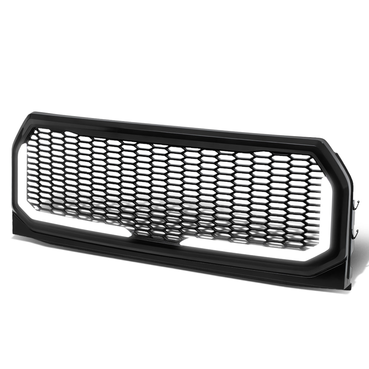 PARRILLA GRILLE - 15-17 FORD F-150 - HONEYCOMB MESH - W/ LED DRL LIGHT - LED'S REQUIRE WIRING INTO EXISTING LIGHTING - BLACK
