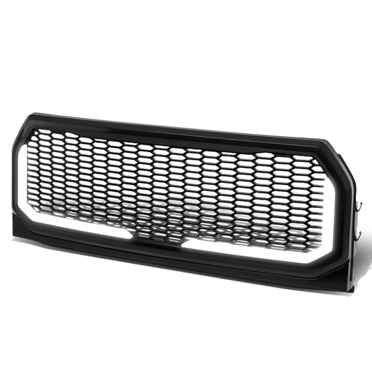 PARRILLA GRILLE - 15-17 FORD F-150 - HONEYCOMB MESH - W/ LED DRL LIGHT - LED'S REQUIRE WIRING INTO EXISTING LIGHTING - BLACK