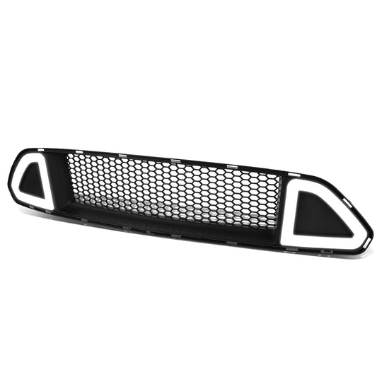 PARRILLA GRILLE - 15-17 FORD MUSTANG - HONEYCOMB MESH - W/ LED DRL LIGHT - BLACK