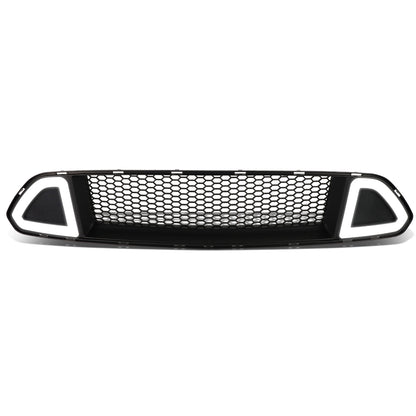 PARRILLA GRILLE - 15-17 FORD MUSTANG - HONEYCOMB MESH - W/ LED DRL LIGHT - BLACK