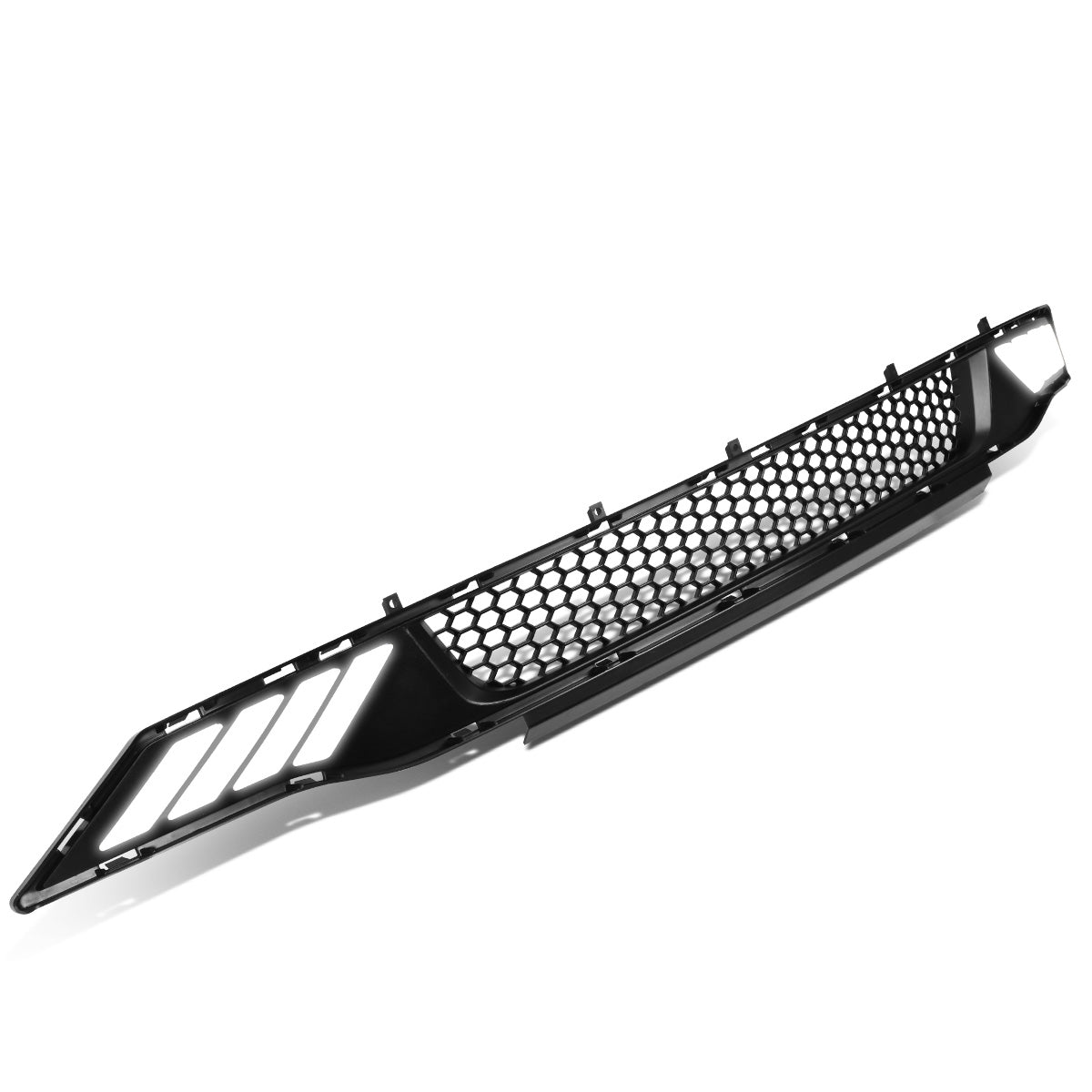 PARRILLA FRONT LOWER GRILLE - 18-19 FORD MUSTANG - HONEYCOMB MESH - W/ LED DRL LIGHT - BLACK