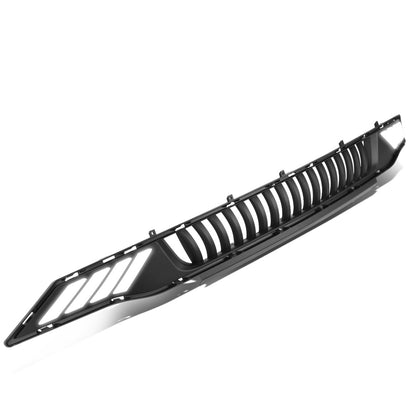 PARRILLA FRONT LOWER GRILLE - 18-19 FORD MUSTANG - VERTICAL FENCE STYLE - W/ LED DRL LIGHT - BLACK