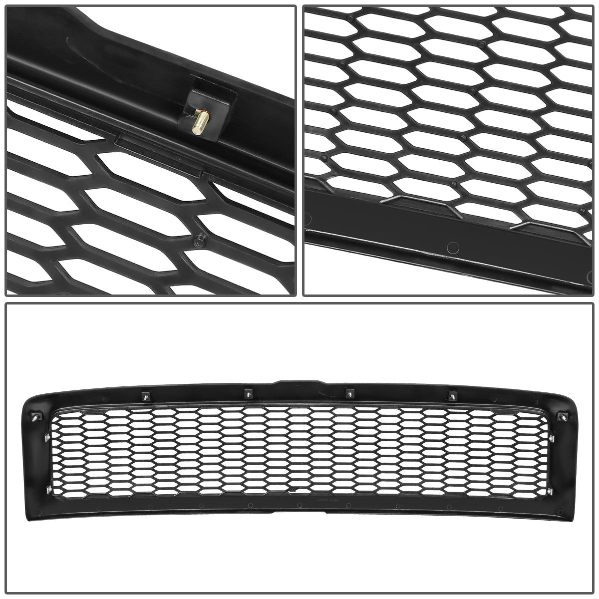 PARRILLA GRILLE - 94-01 DODGE RAM 1500 / 94-02 DODGE RAM 2500, 3500 - HONEYCOMB MESH - MATTE BLACK