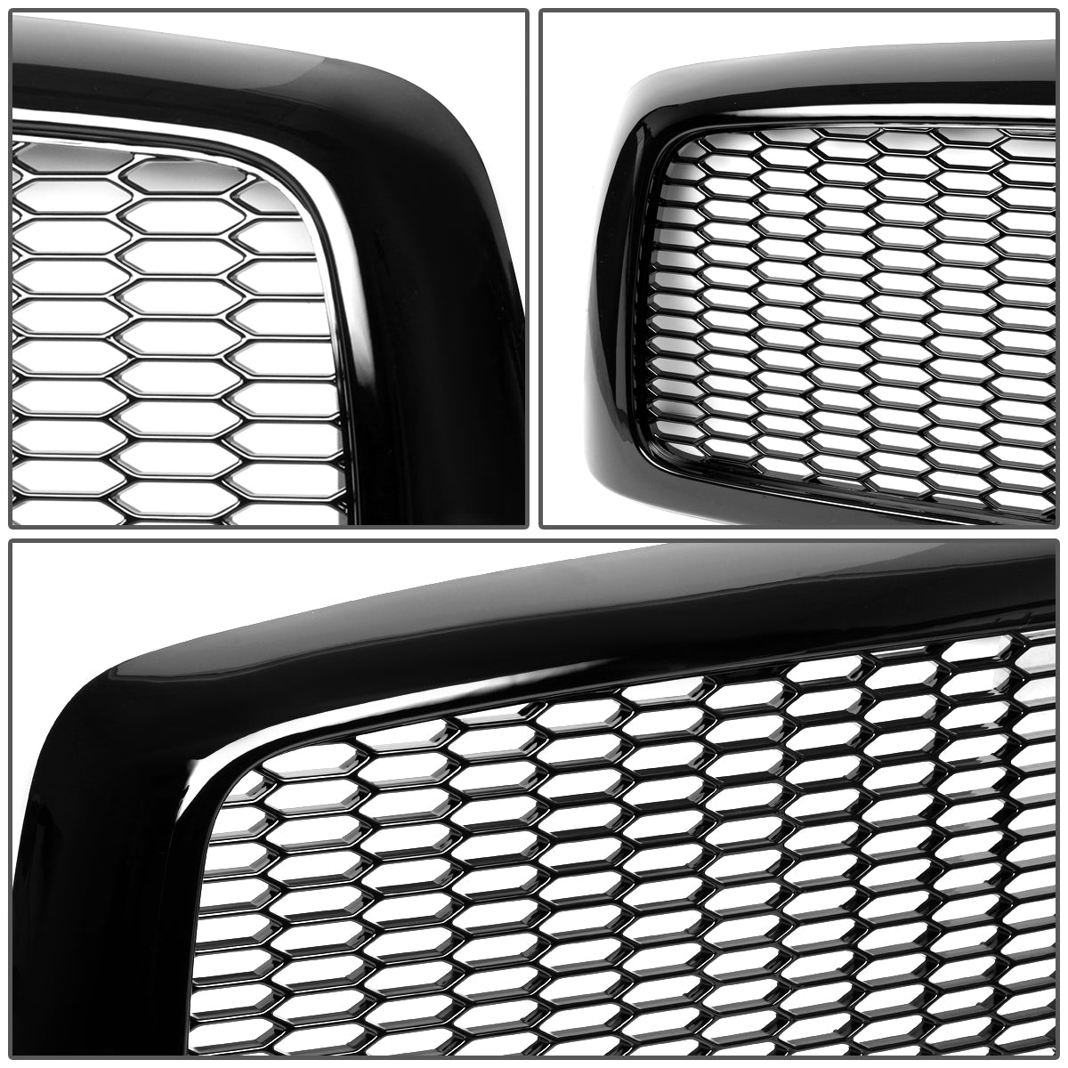 PARRILLA GRILLE - 02-05 DODGE RAM 1500 / 03-05 DODGE RAM 2500, 3500 - HONEYCOMB MESH - BLACK