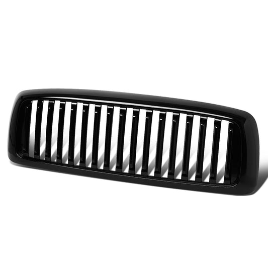 PARRILLA GRILLE - 02-05 DODGE RAM 1500 / 03-05 DODGE RAM 2500, 3500 - VERTICAL FENCE STYLE - BLACK