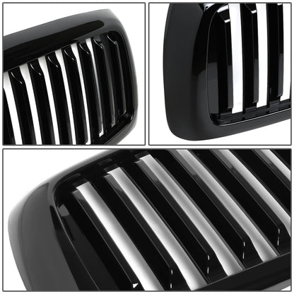 PARRILLA GRILLE - 02-05 DODGE RAM 1500 / 03-05 DODGE RAM 2500, 3500 - VERTICAL FENCE STYLE - BLACK