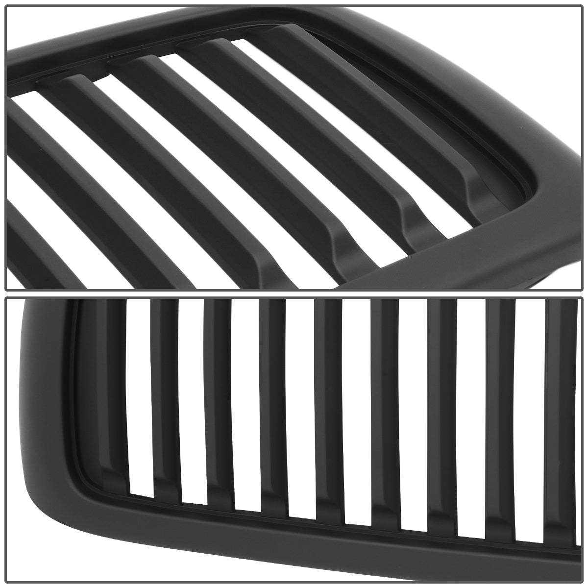 PARRILLA GRILLE - 02-05 DODGE RAM 1500 / 03-05 DODGE RAM 2500, 3500 - VERTICAL FENCE STYLE - MATTE BLACK