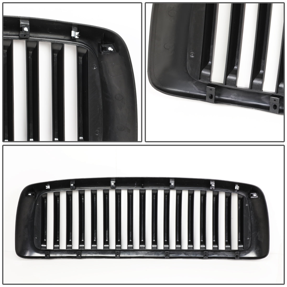 PARRILLA GRILLE - 02-05 DODGE RAM 1500 / 03-05 DODGE RAM 2500, 3500 - VERTICAL FENCE STYLE - MATTE BLACK