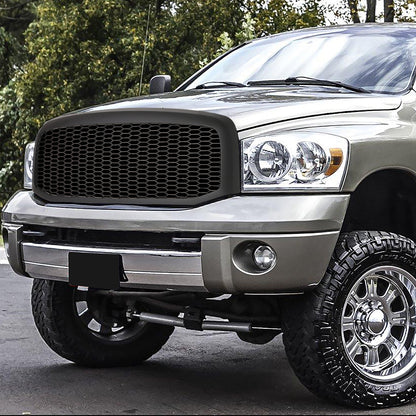 PARRILLA GRILLE - 06-08 DODGE RAM 1500 / 07-09 DODGE RAM 2500, 3500 - HONEYCOMB MESH - MATTE BLACK