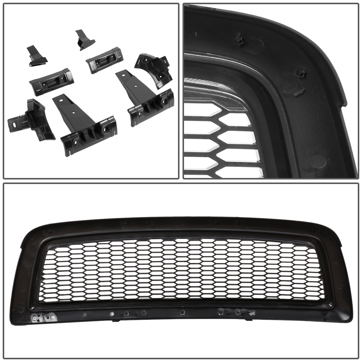 PARRILLA GRILLE - 09-10 DODGE RAM 1500 / 11-12 DODGE RAM 2500, 3500 - HONEYCOMB MESH - BLACK