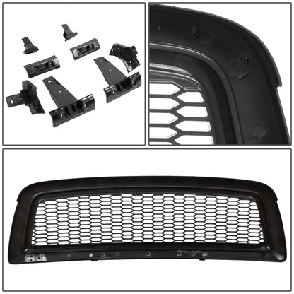 PARRILLA GRILLE - 09-10 DODGE RAM 1500 / 11-12 DODGE RAM 2500, 3500 - HONEYCOMB MESH - BLACK