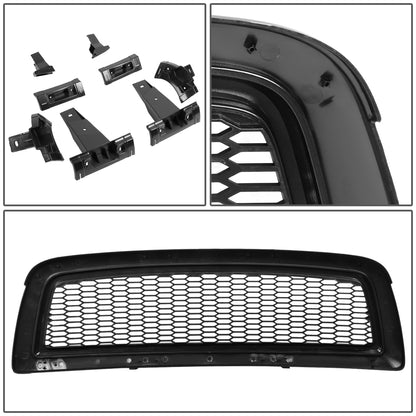 PARRILLA GRILLE - 09-10 DODGE RAM 1500 / 11-12 DODGE RAM 2500, 3500 - HONEYCOMB MESH - MATTE BLACK