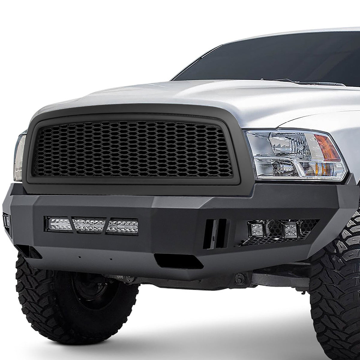PARRILLA GRILLE - 09-10 DODGE RAM 1500 / 11-12 DODGE RAM 2500, 3500 - HONEYCOMB MESH - MATTE BLACK