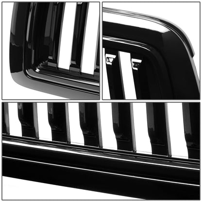 PARRILLA GRILLE - 09-10 DODGE RAM 1500 / 11-12 DODGE RAM 2500, 3500 - VERTICAL FENCE STYLE - BLACK