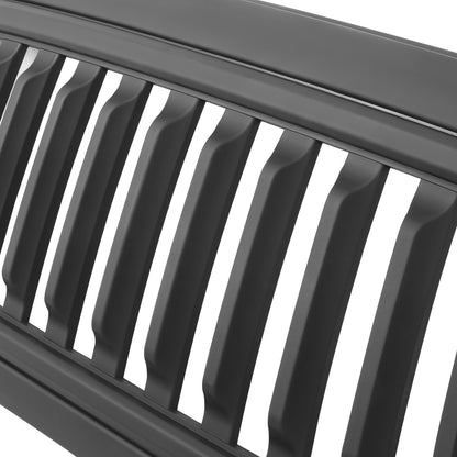 PARRILLA GRILLE - 09-10 DODGE RAM 1500 / 11-12 DODGE RAM 2500, 3500 - VERTICAL FENCE STYLE - MATTE BLACK