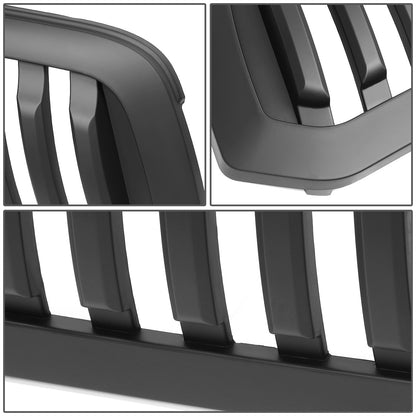 PARRILLA GRILLE - 13-18 DODGE RAM 1500 / 2019 DODGE RAM 1500 CLASSIC - DOES NOT FIT REBEL MODELS - VERTICAL FENCE STYLE - MATTE BLACK