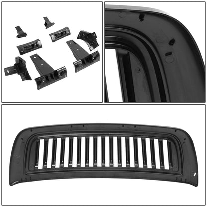 PARRILLA GRILLE - 10-18 DODGE RAM 2500, 3500 - VERTICAL FENCE STYLE - BLACK