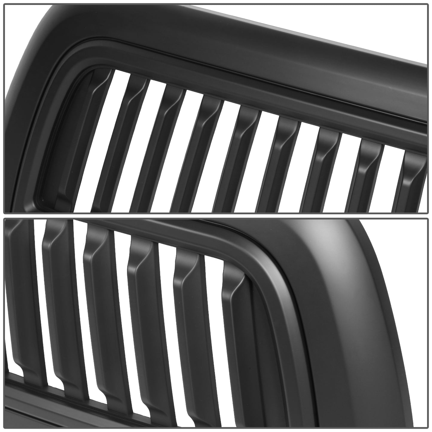 PARRILLA GRILLE - 10-18 DODGE RAM 2500, 3500 - VERTICAL FENCE STYLE - MATTE BLACK