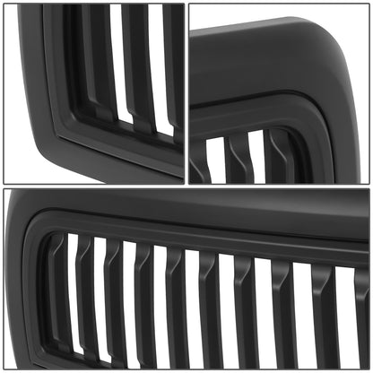 PARRILLA GRILLE - 10-18 DODGE RAM 2500, 3500 - VERTICAL FENCE STYLE - MATTE BLACK