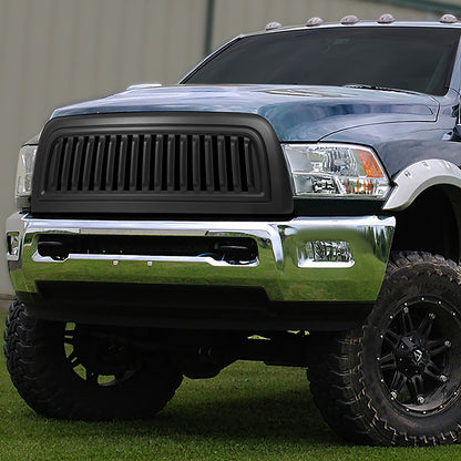 PARRILLA GRILLE - 10-18 DODGE RAM 2500, 3500 - VERTICAL FENCE STYLE - MATTE BLACK