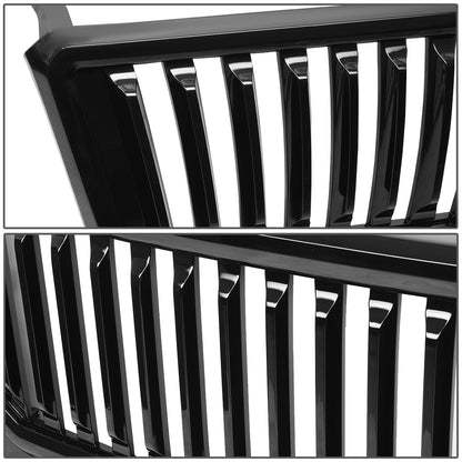 PARRILLA GRILLE - 04-08 FORD F-150 - VERTICAL FENCE STYLE - BLACK