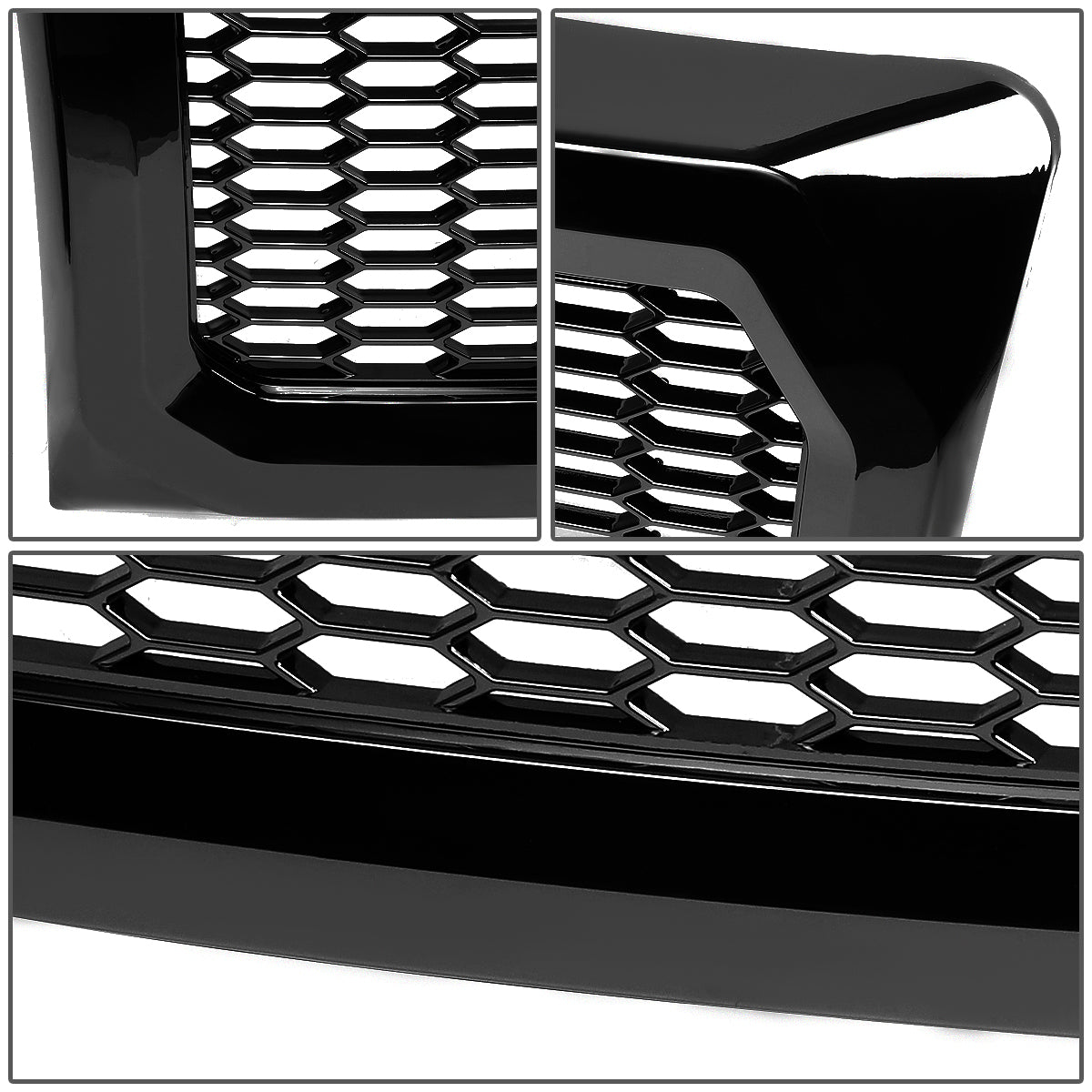 PARRILLA GRILLE - 09-14 FORD F-150 - DOES NOT FIT RAPTOR MODELS - HONEYCOMB MESH - BLACK