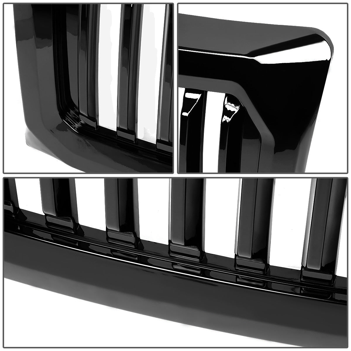 PARRILLA GRILLE - 09-14 FORD F-150 - DOES NOT FIT RAPTOR MODELS - VERTICAL FENCE STYLE - BLACK