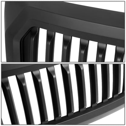 PARRILLA GRILLE - 09-14 FORD F-150 - DOES NOT FIT RAPTOR MODELS - VERTICAL FENCE STYLE - MATTE BLACK