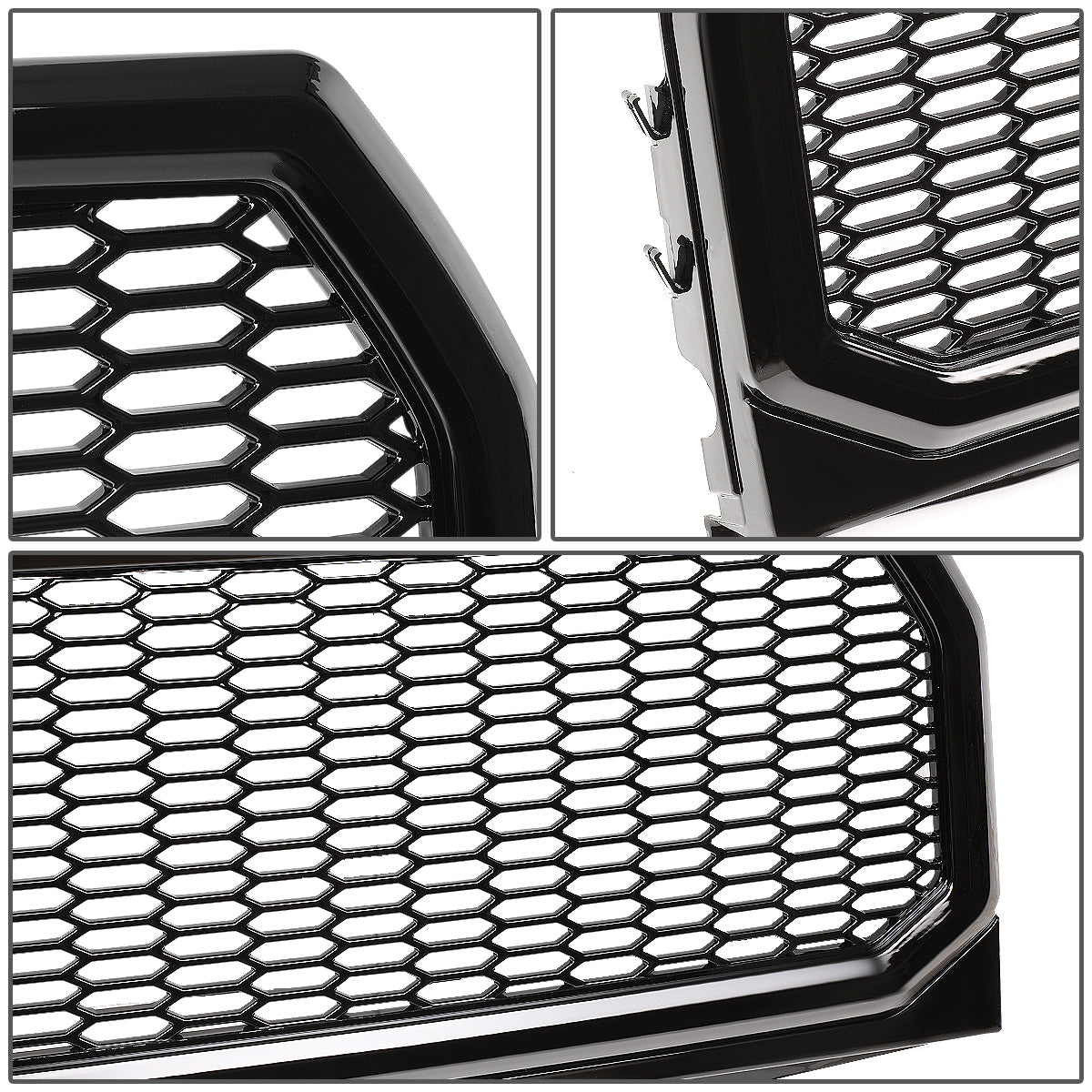 PARRILLA GRILLE - 15-17 FORD F-150 - HONEYCOMB MESH - BLACK