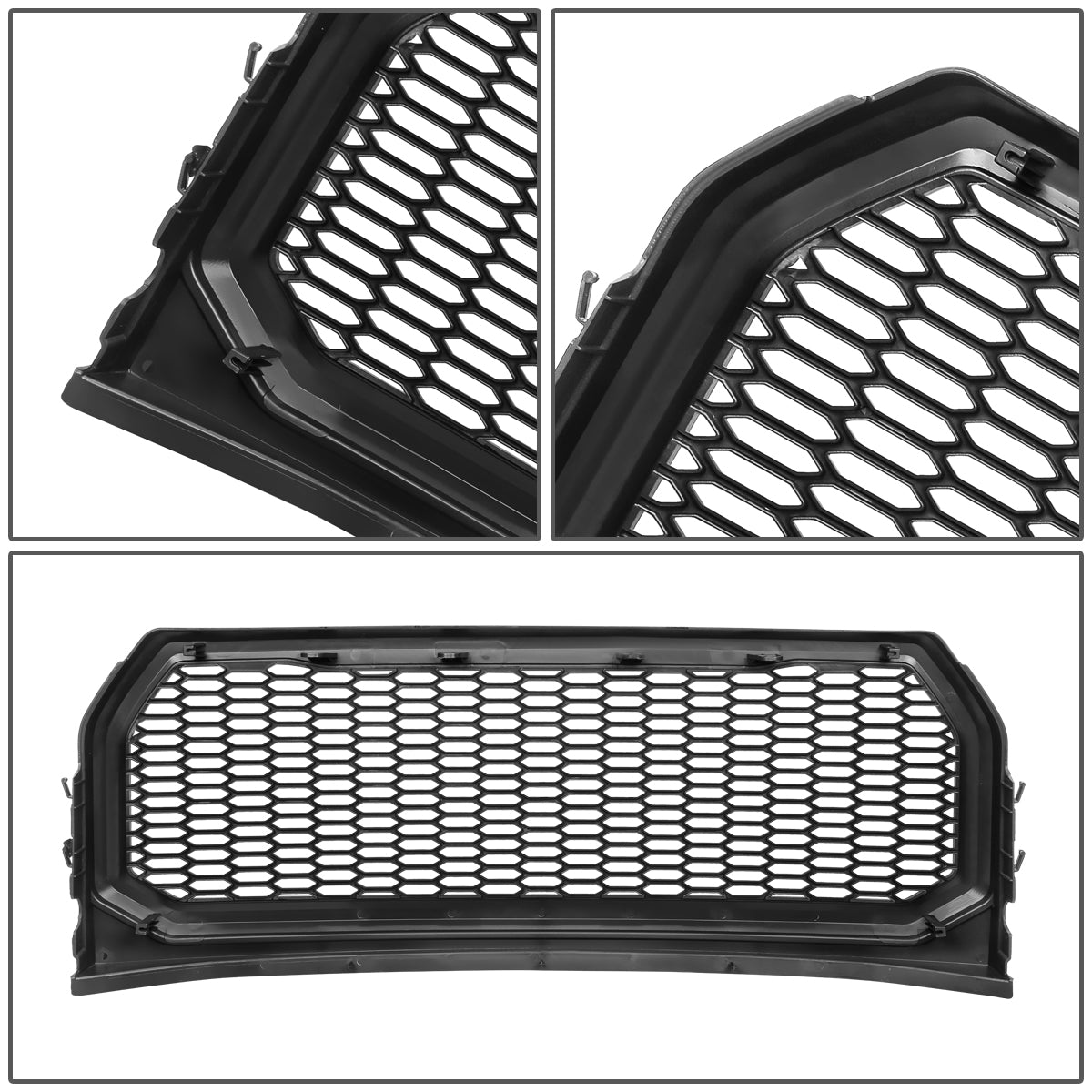 PARRILLA GRILLE - 15-17 FORD F-150 - HONEYCOMB MESH - BLACK
