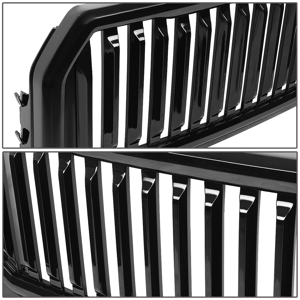 PARRILLA GRILLE - 15-17 FORD F-150 - VERTICAL FENCE STYLE - BLACK